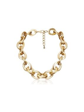 Gold Chunky Chain Necklace - Women Jewelry